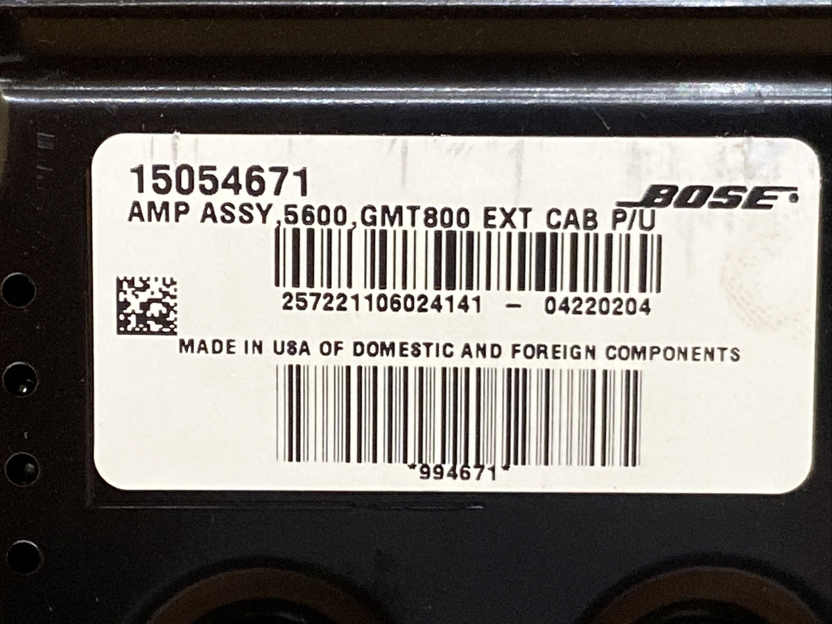 2003 2006 GM Chevy Bose Amplifier Silverado Tahoe Yukon Sierra Amp OEM 150546713