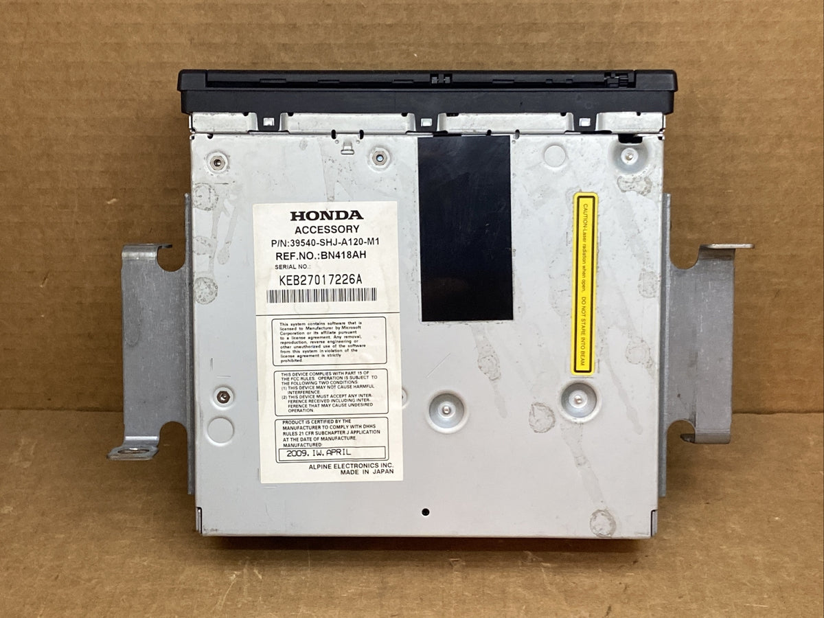 05 10 Honda Odyssey GPS Navigation DVD Map Drive With Code 39540 SHJ A120 M15