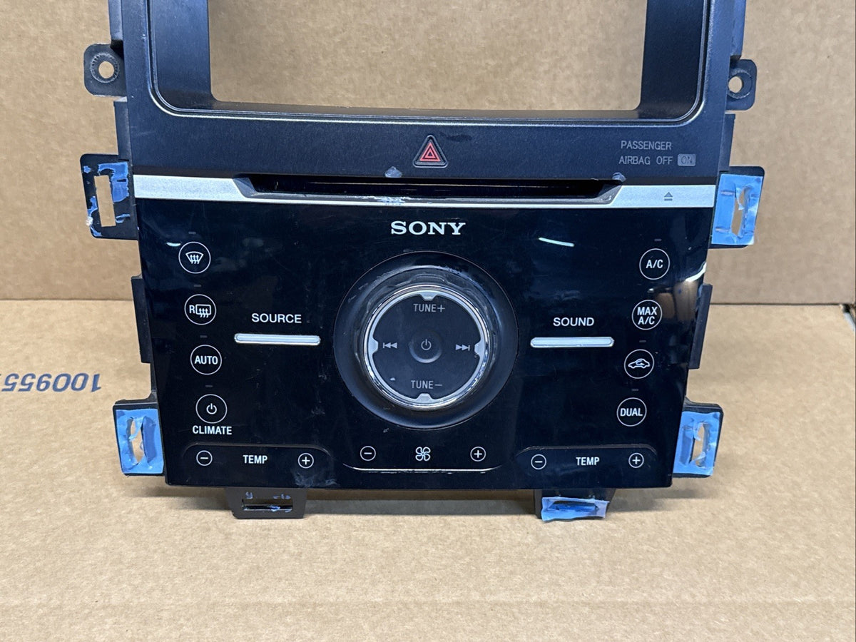 2011 2014 Ford Edge Sony Radio Face Bezel Climate Control Panel BT4T 18A802 CL2