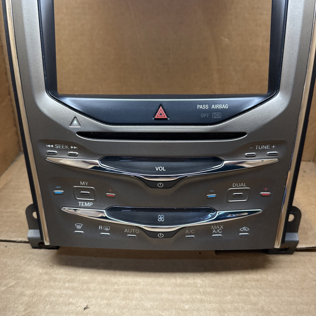 2011 2015 Lincoln MKX Radio Stereo Climate Control w Bezel DA1T 18A802 AC1