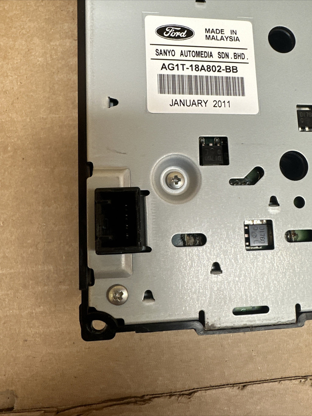 2010 2012 Ford Taurus Radio Face Plate Climate Control Panel OEM AG1T 18A802 BB7