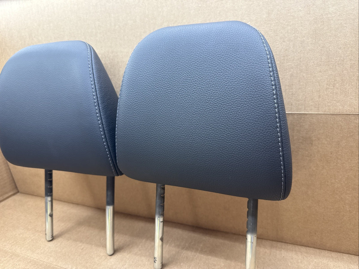 2016 2022 Honda Pilot Front Leather Left Right Headrest Set Pair OEM Black2