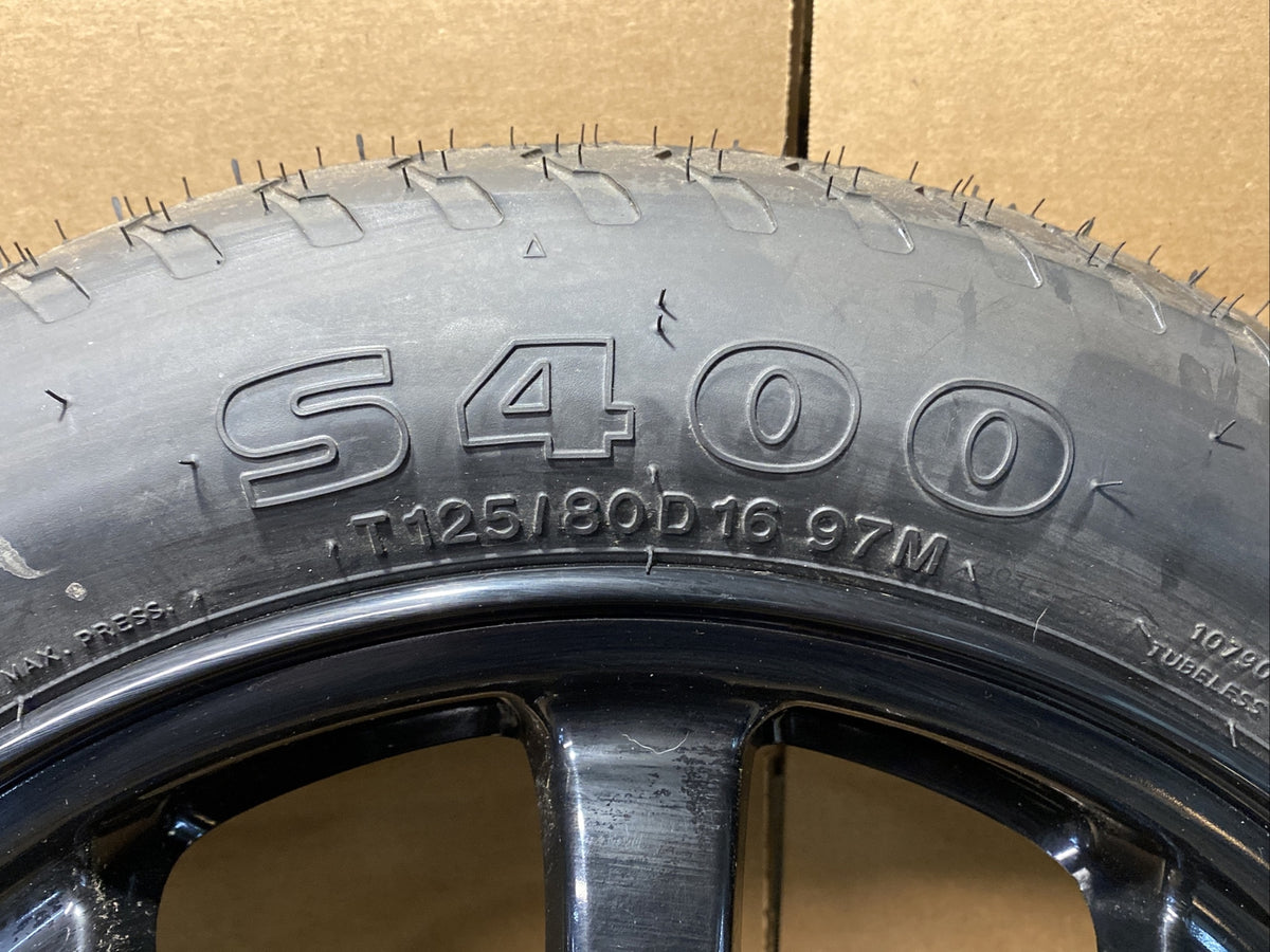 2006 2019 Hyundai Sonata Spare Tire Black Spoked OEM T125/80D163