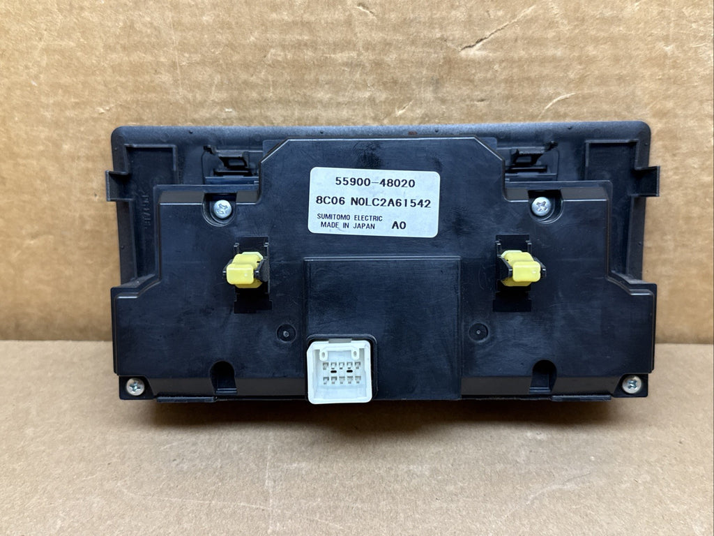 2008 2010 Toyota Highlander Rear Climate Temp Temperature Control 55900 480207