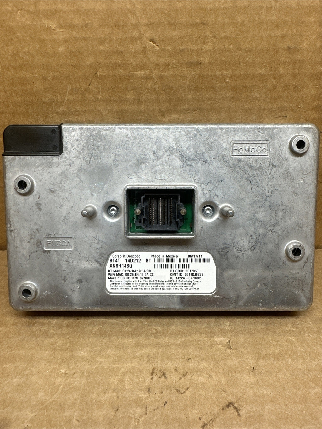 12 15 Ford Sync Voice Control Receiver Module BT4T 14D212 BT BT4T 14F239 CS0