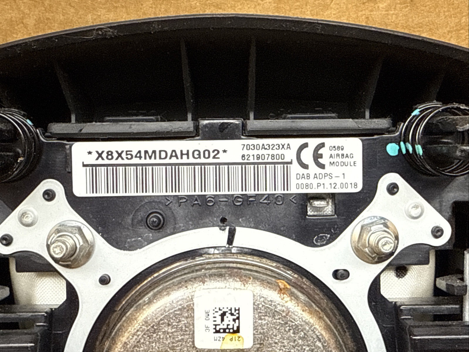 2015 Mitsubishi Mirage Front Left Driver Side Steering Wheel Air Bag Airbag8