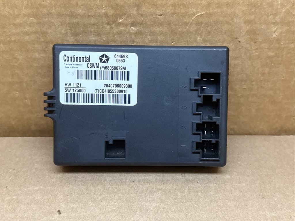 2014 2016 Dodge Journey Front Driver Heated Seat Control Module 68058079AI0