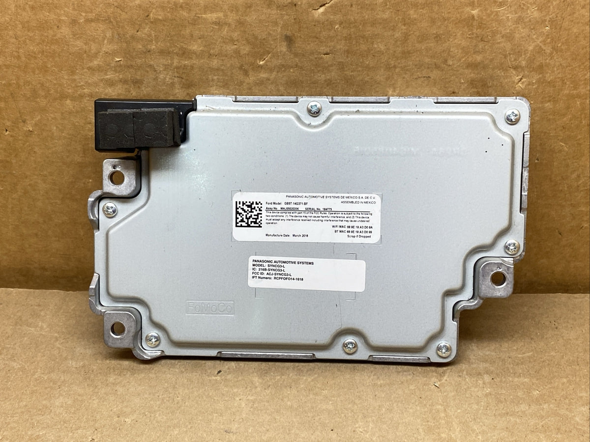 2016 2017 Ford Taurus Sync Module GG1T 14G370 BM GB5T 14G371 BF3
