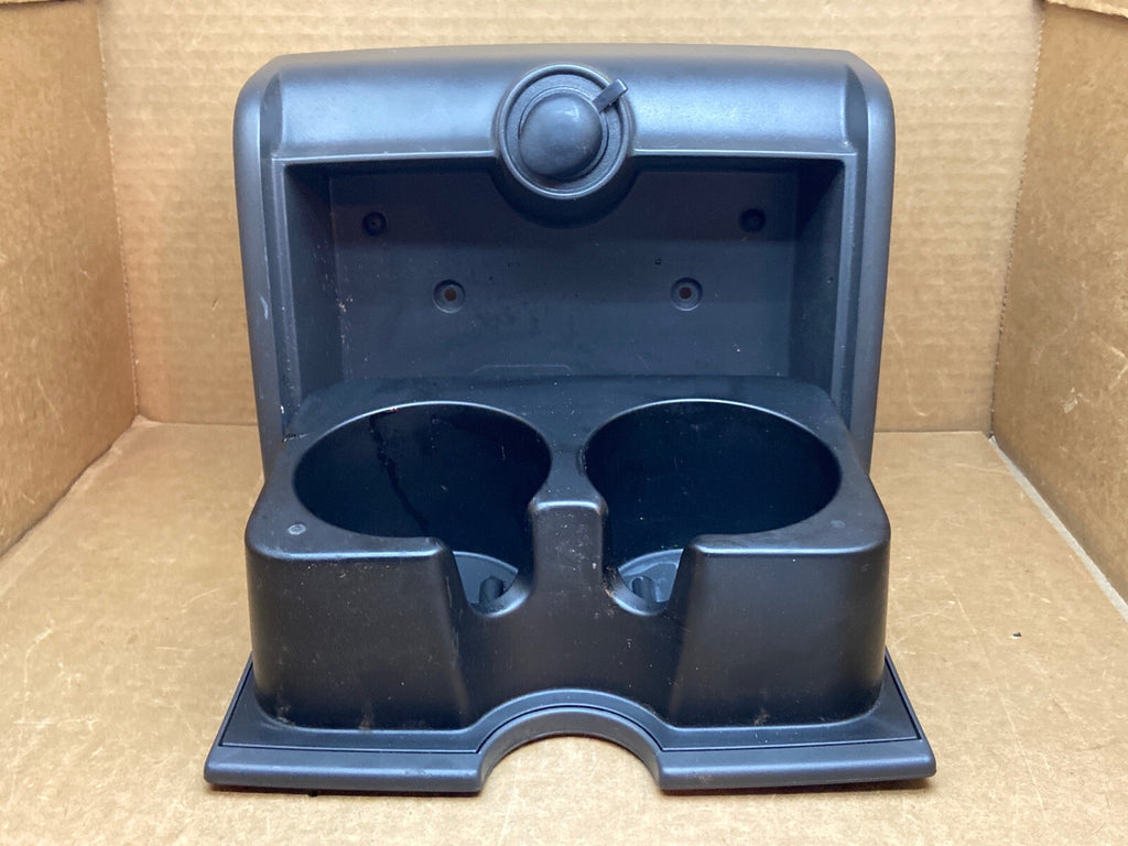 2004 2008 Ford F150 Center Jump Seat Mounted Rear Cupholder Dark Gray Flint3