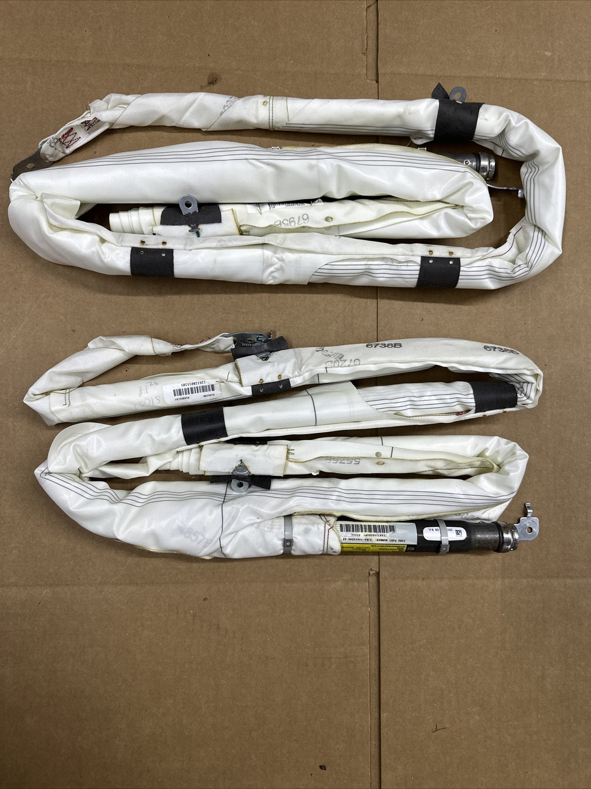 2014 2019 Ford Escape Left Right Side Roof Curtain Air Bag Airbag Set Pair1