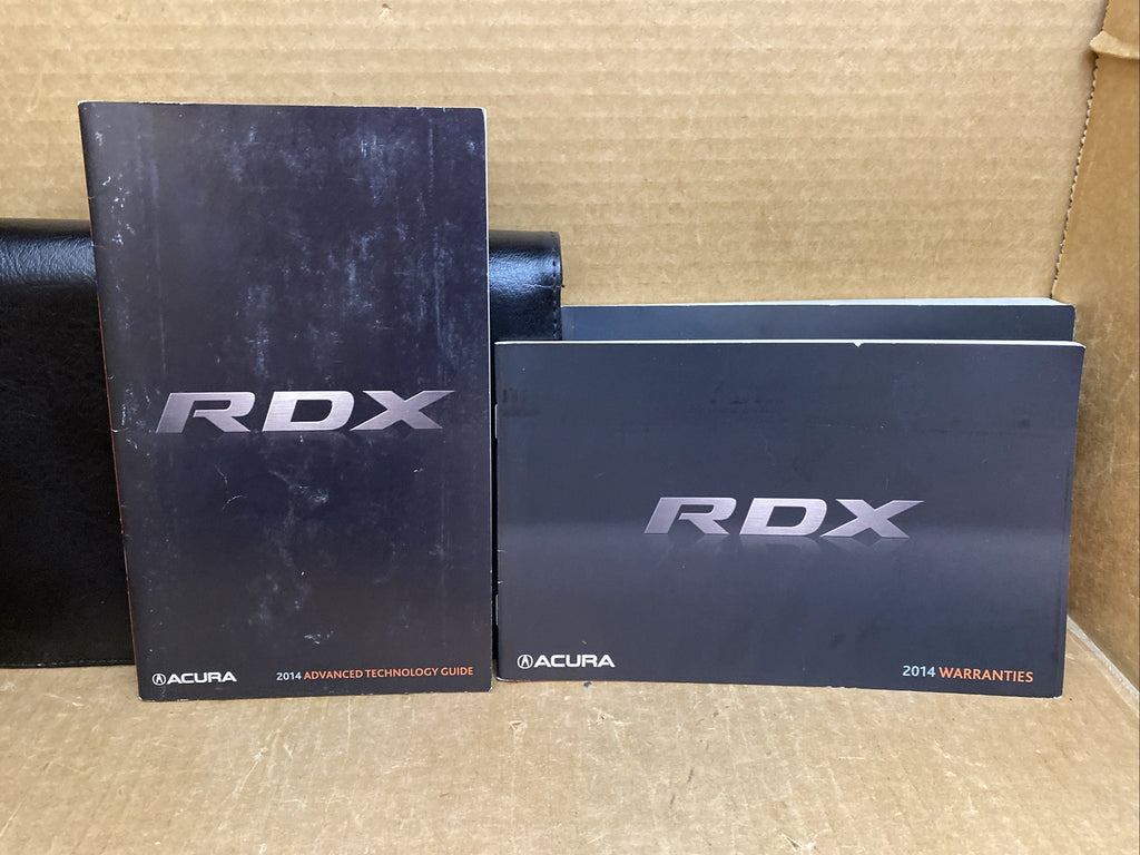 2014 Acura MDX Owner's Owners Owner Manual Book Guide Set Case OEM3