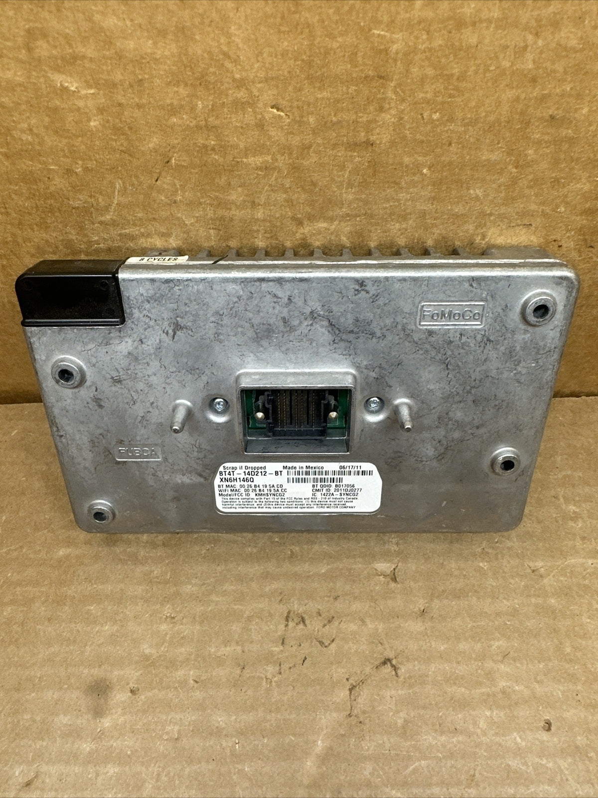12 15 Ford Sync Voice Control Receiver Module BT4T 14D212 BT BT4T 14F239 CS2