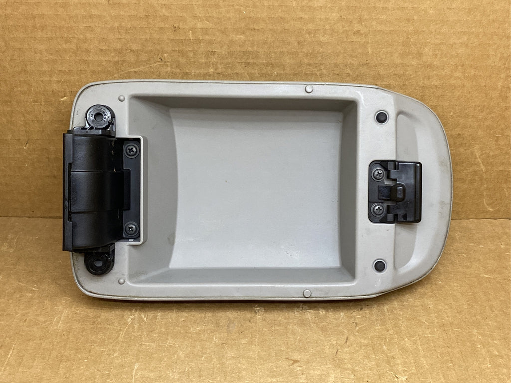 09 13 Toyota Corolla Console Lid Armrest Arm Rest Hinge Latch OEM Ash Gray Tan6