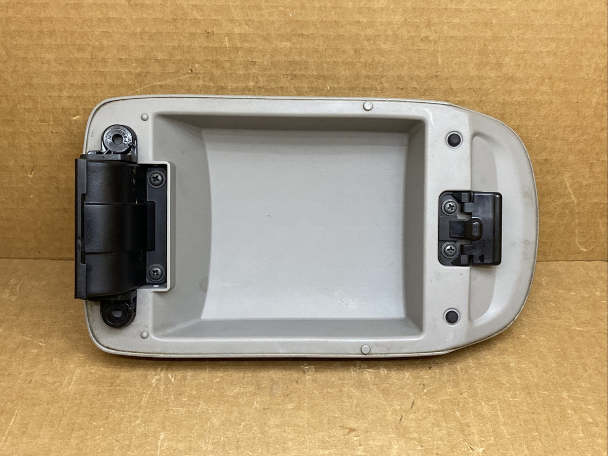09 13 Toyota Corolla Console Lid Armrest Arm Rest Hinge Latch OEM Ash Gray Tan6