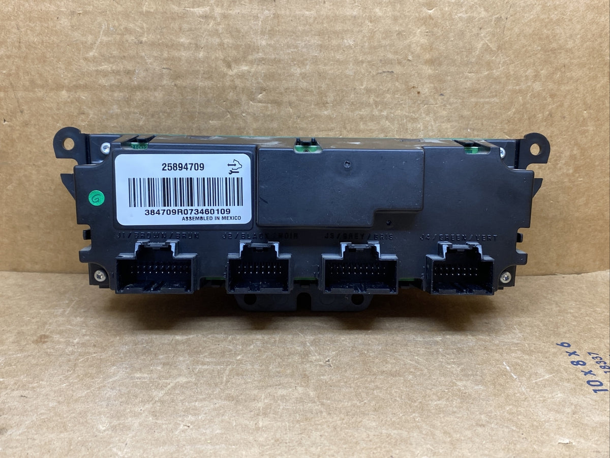 2007 2012 GMC Acadia Front Digital Climate Temp Temperature Control 258947096