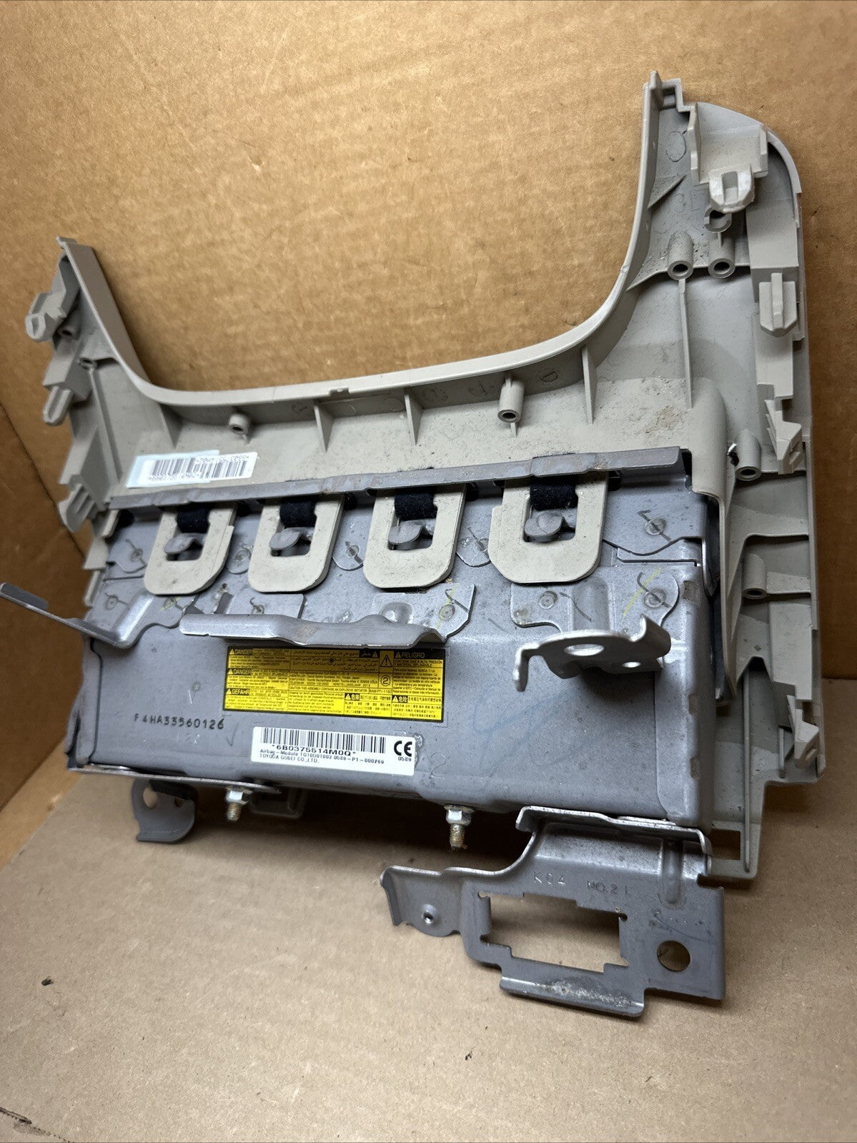 2010 2018 Toyota Prius V Left Side Driver Knee Lower Air Bag Airbag Bisque6