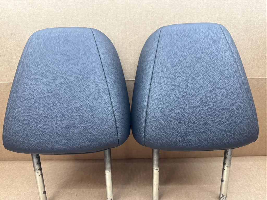 2016 2022 Honda Pilot Front Leather Left Right Headrest Set Pair OEM Black5