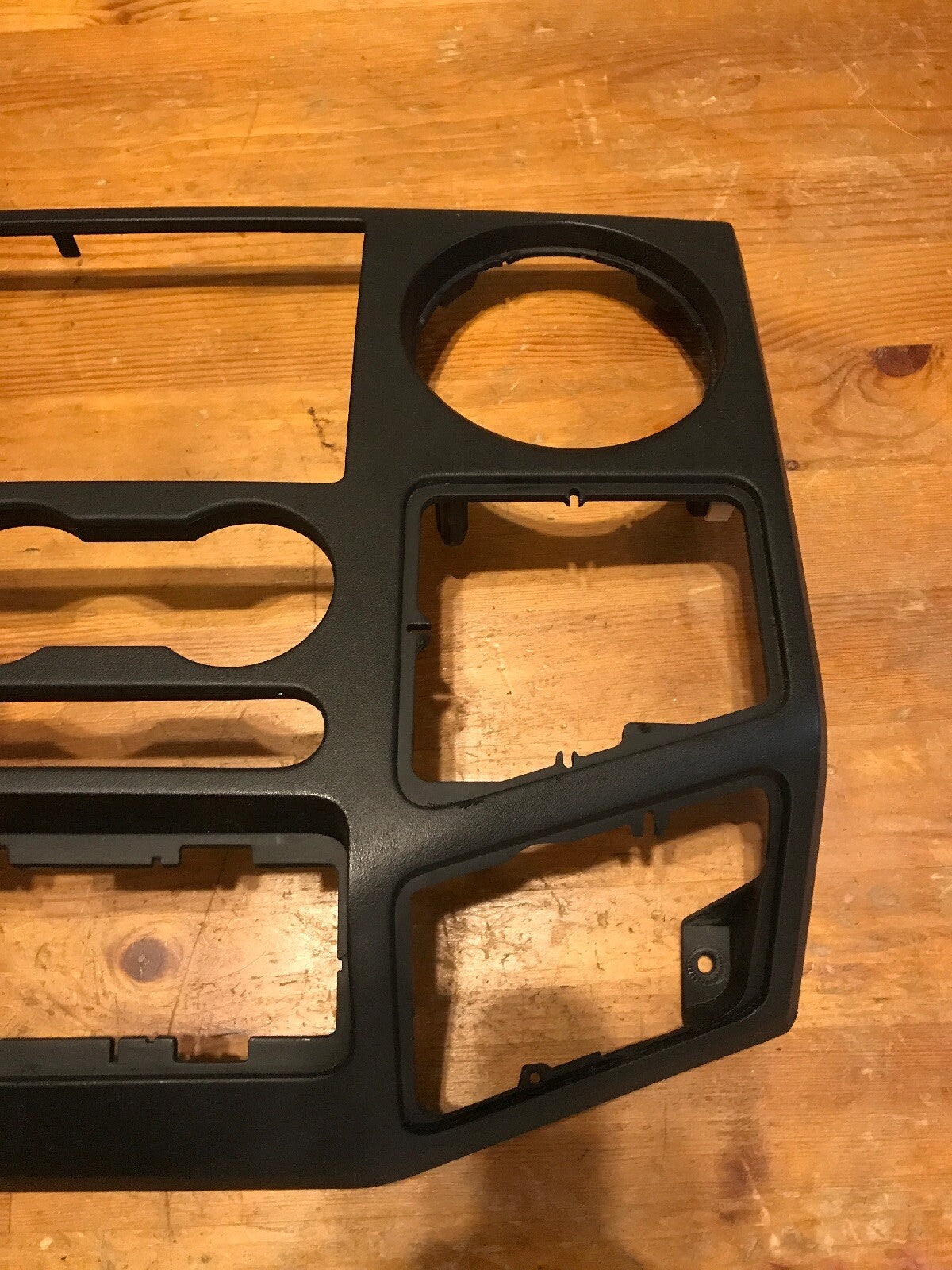 08 10 FORD F250 F350 SD SUPER DUTY CHARCOAL BLACK RADIO CLIMATE CONTROL BEZEL5