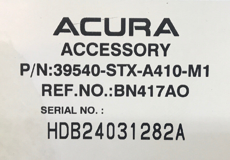 07 09 ACURA MDX NAVIGATION GPS RADIO CD DVD ROM DRIVE PLAYER 39540 STX A410 M18