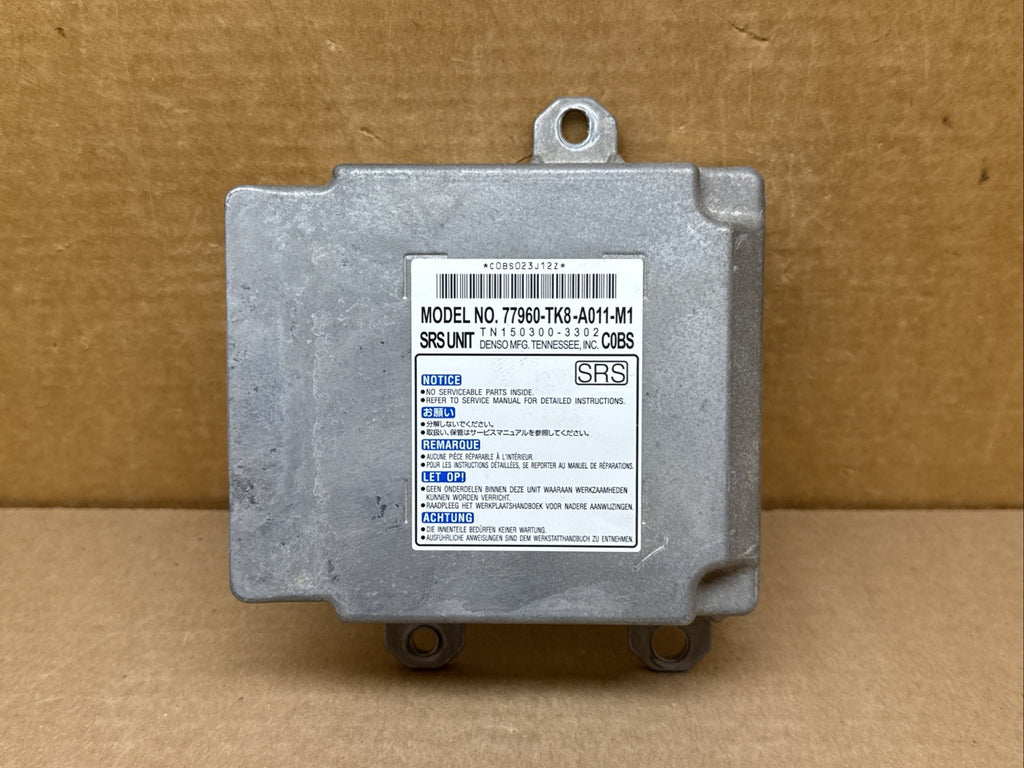 2011 2012 Honda Odyssey Air Bag Airbag Control Module Computer 77960 TK8 A011 M10