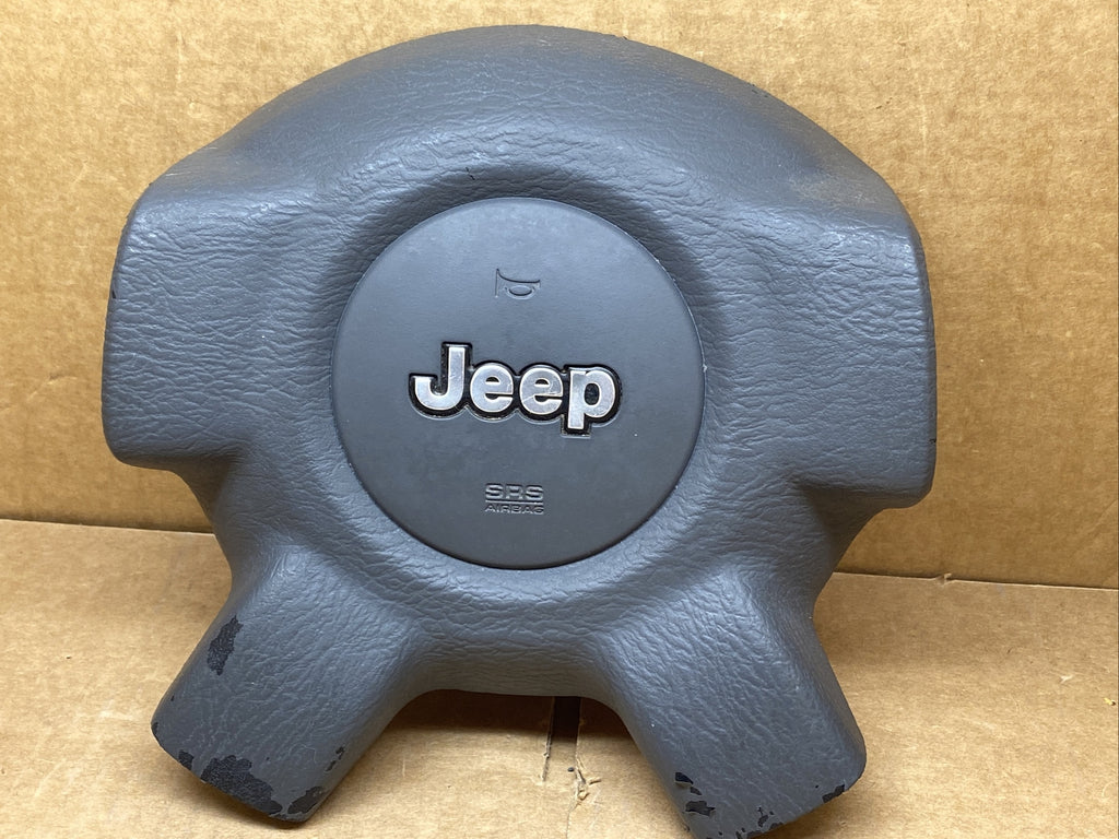 05 07 Jeep Liberty Front Left Driver Side Steering Wheel Air Bag Airbag Gray D54