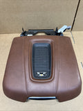2018 CADILLAC ESCALADE CENTER CONSOLE ARMREST STORAGE LID PHONE CHARGER BROWN0