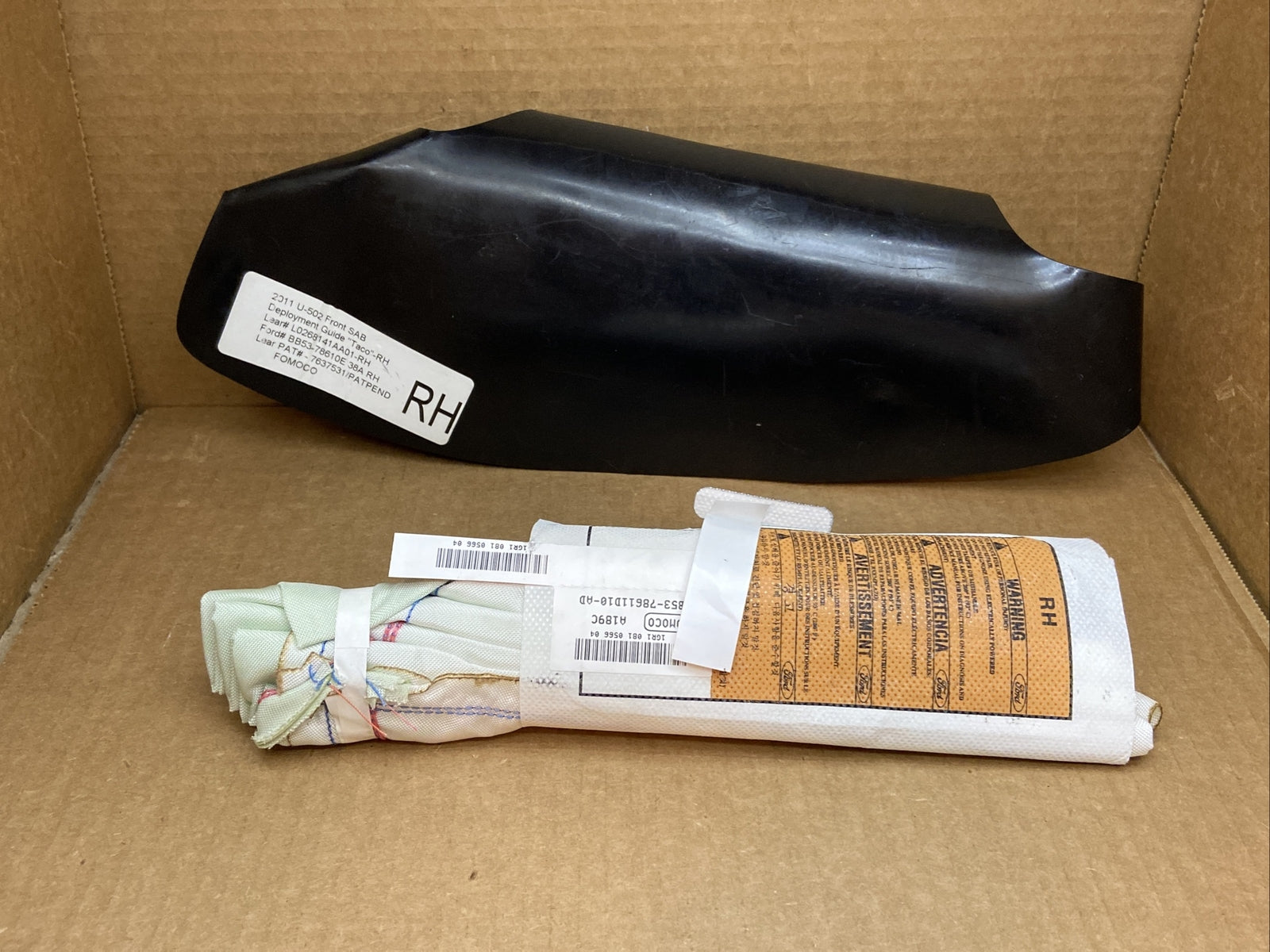 2011-2017 Ford Explorer Front Right Side Passenger Seat Air Bag Airbag 0