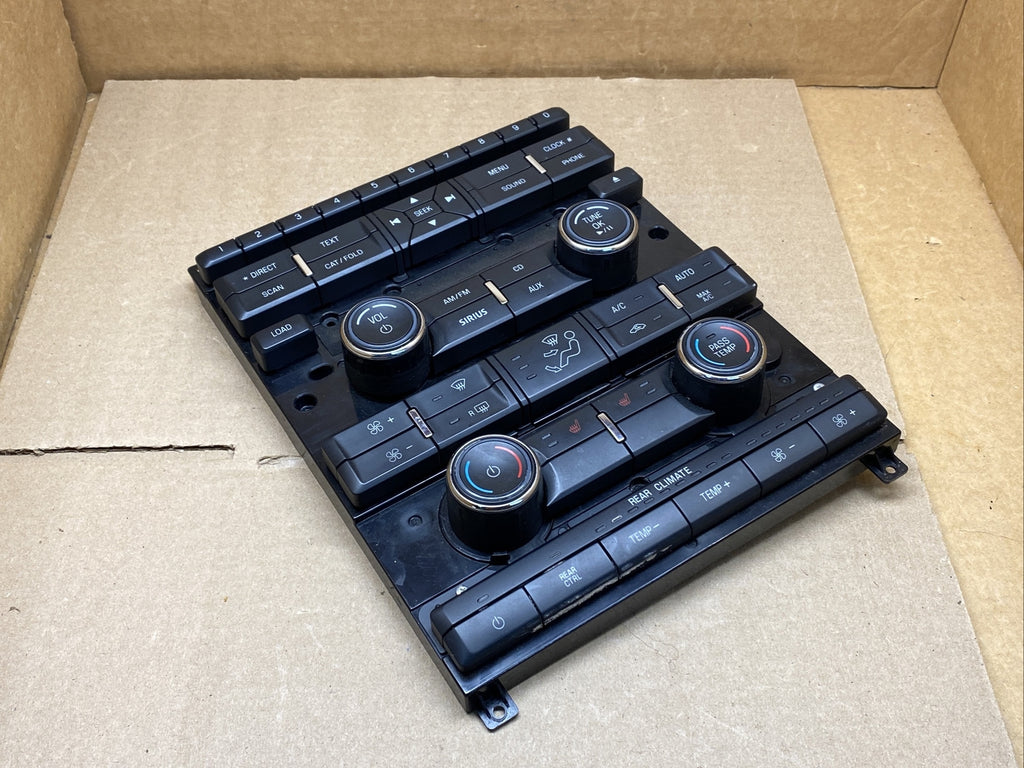 2009 2012 Ford Flex Radio Face Plate Dial Climate Control Panel 8A8T 18A802 CF7