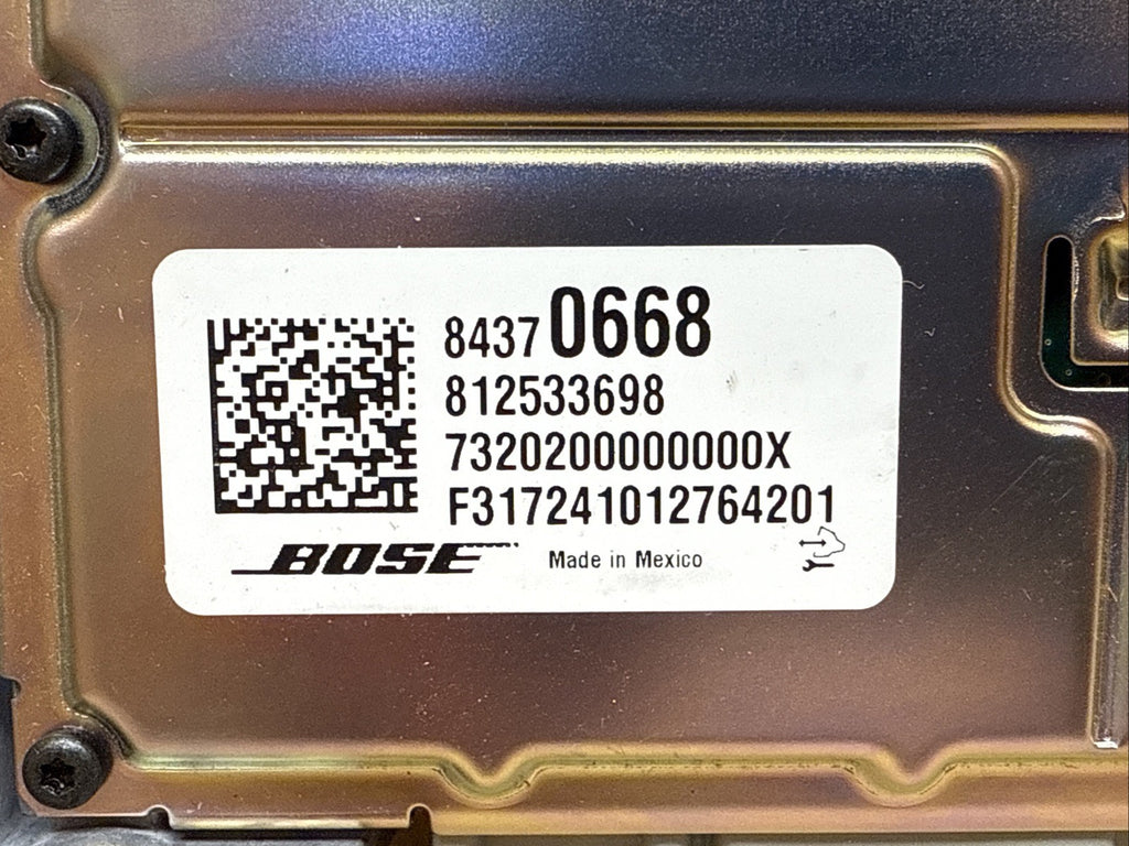 2018 2021 Chevrolet Traverse Bose Audio Radio Stereo Amplifier Amp OEM 843706681