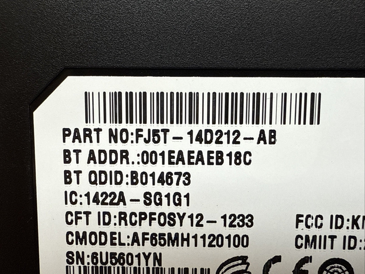 Ford Sync Voice Control Module FJ5T 14D212 AB2