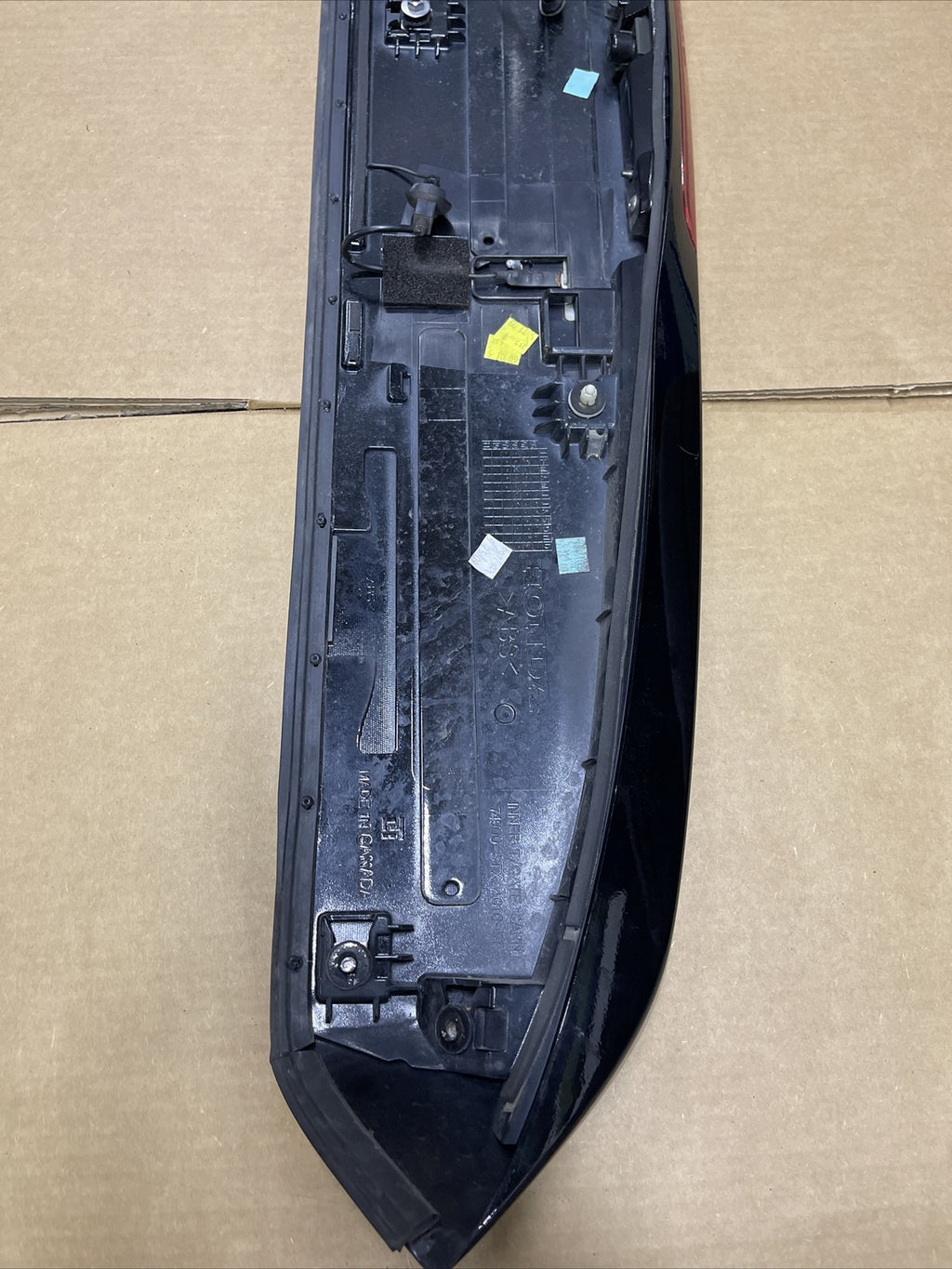 2007 2013 Acura MDX Tailgate Hatch Spoiler Wing 3rd Brake Light Lamp Black NH7072