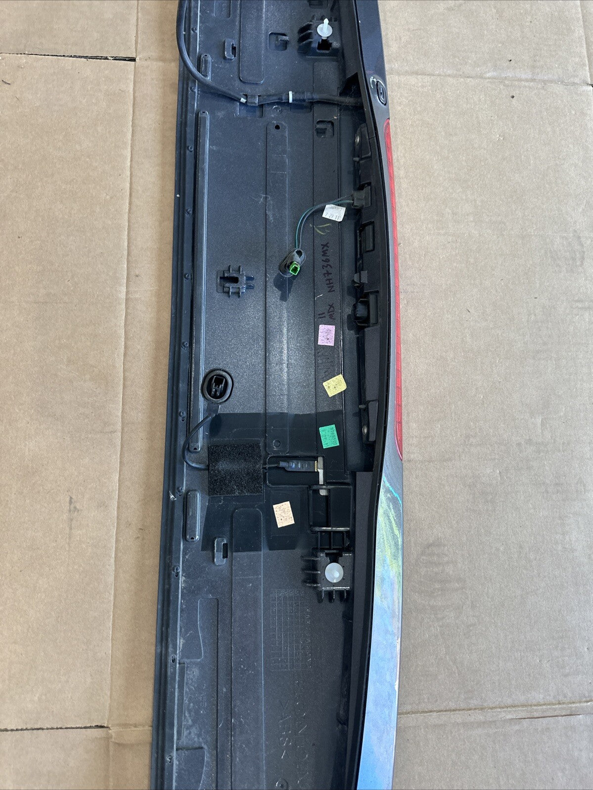 2007 2013 Acura MDX Tailgate Hatch Spoiler Wing 3rd Brake Light Gray NH736MX5