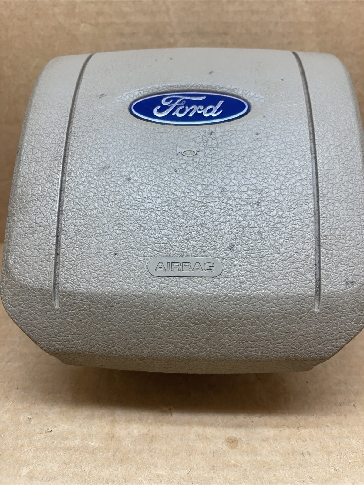 2004 2008 Ford F150 Front Left Driver Side Steering Wheel Air Bag Airbag Tan 4