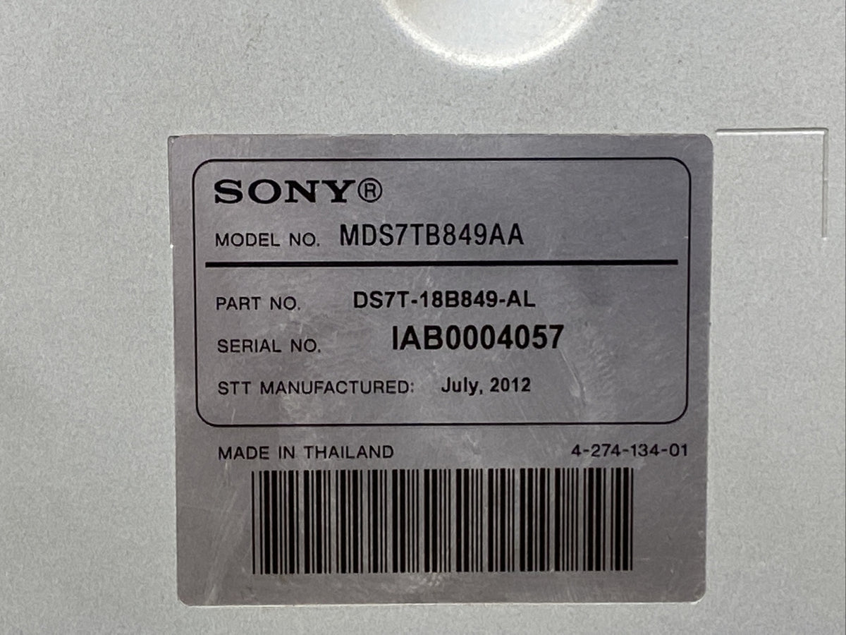 13 15 Ford Fusion F150 Radio Audio Amp Amplifier Sony OEM DS7T 18B849 AL7