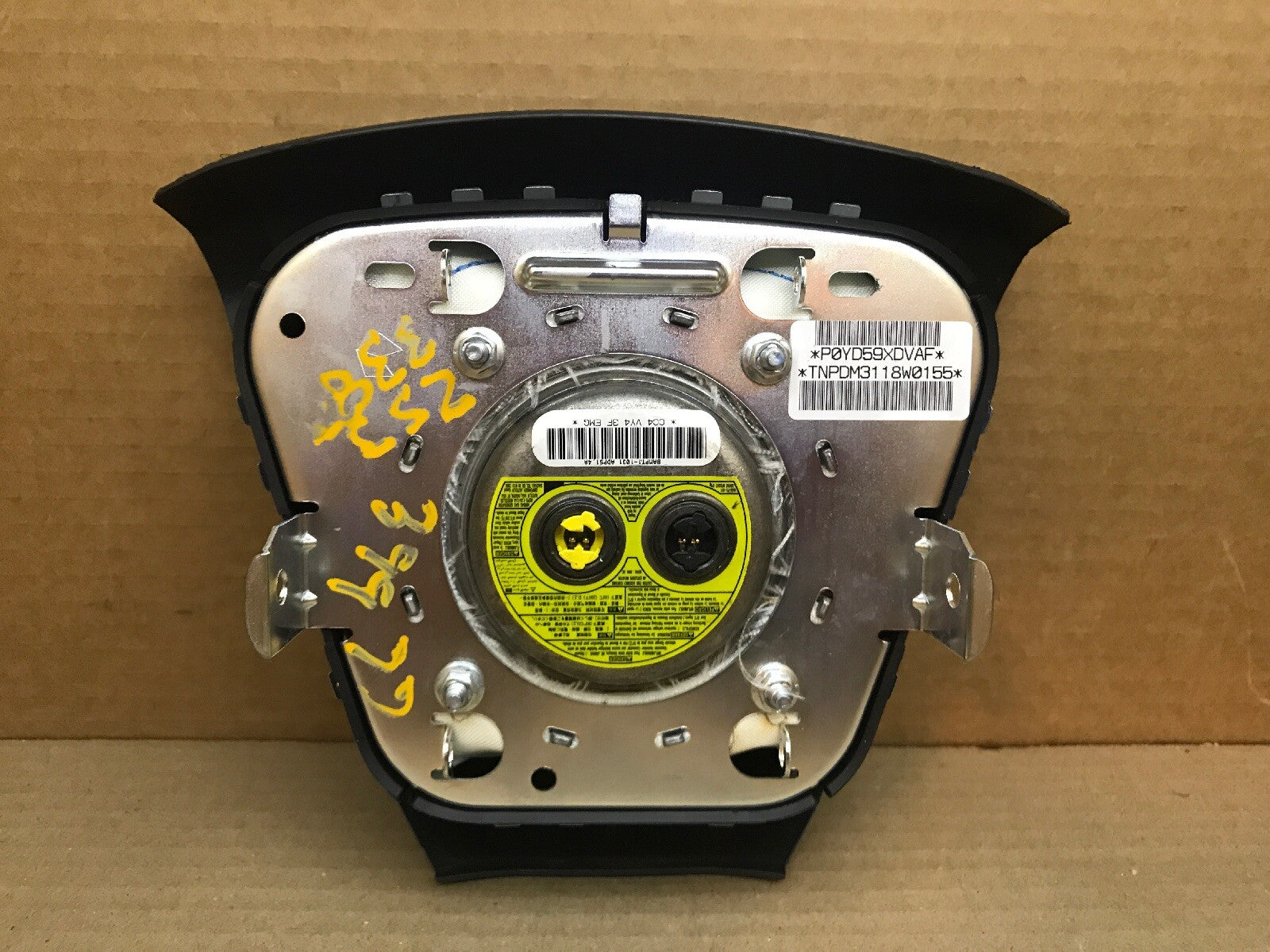  2007 2010 Jeep Compass Drivers Steering Wheel Airbag Air Bag Black VIN Provided3