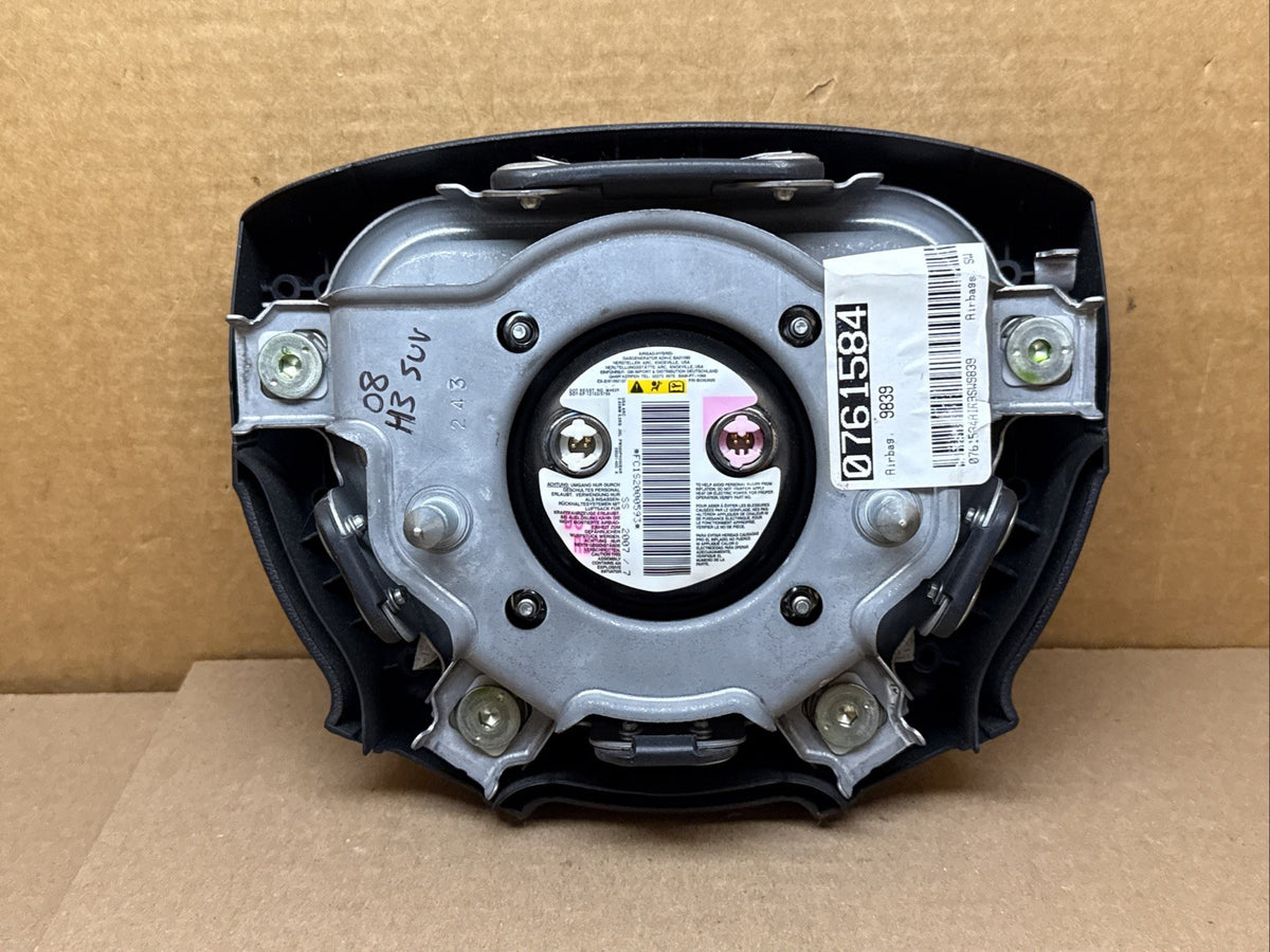 2008 2010 Hummer H3 Front Left Driver Side Steering Wheel Air Bag Airbag6