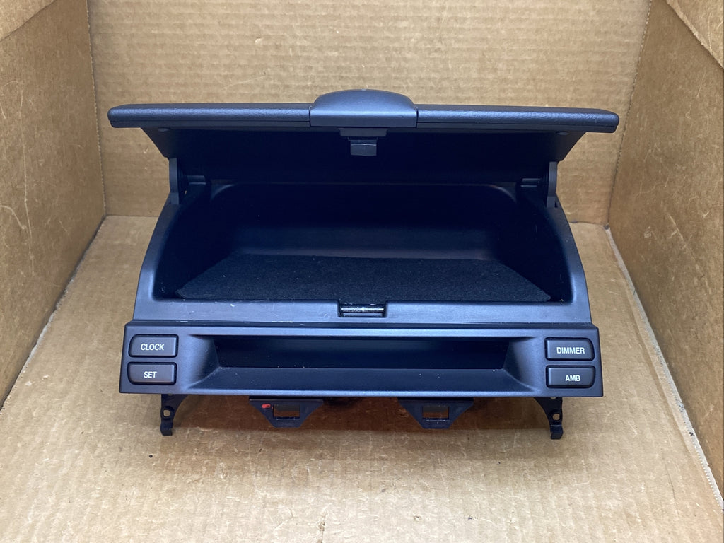 03 08 Mazda 6 Mazda6 Center Storage Dash Compartment Glove Box Bin Clock Black4
