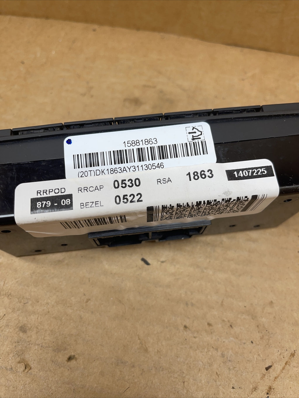 2007 2017 GMC Acadia Rear Temperature Temp Climate Radio Volume Control 158818632