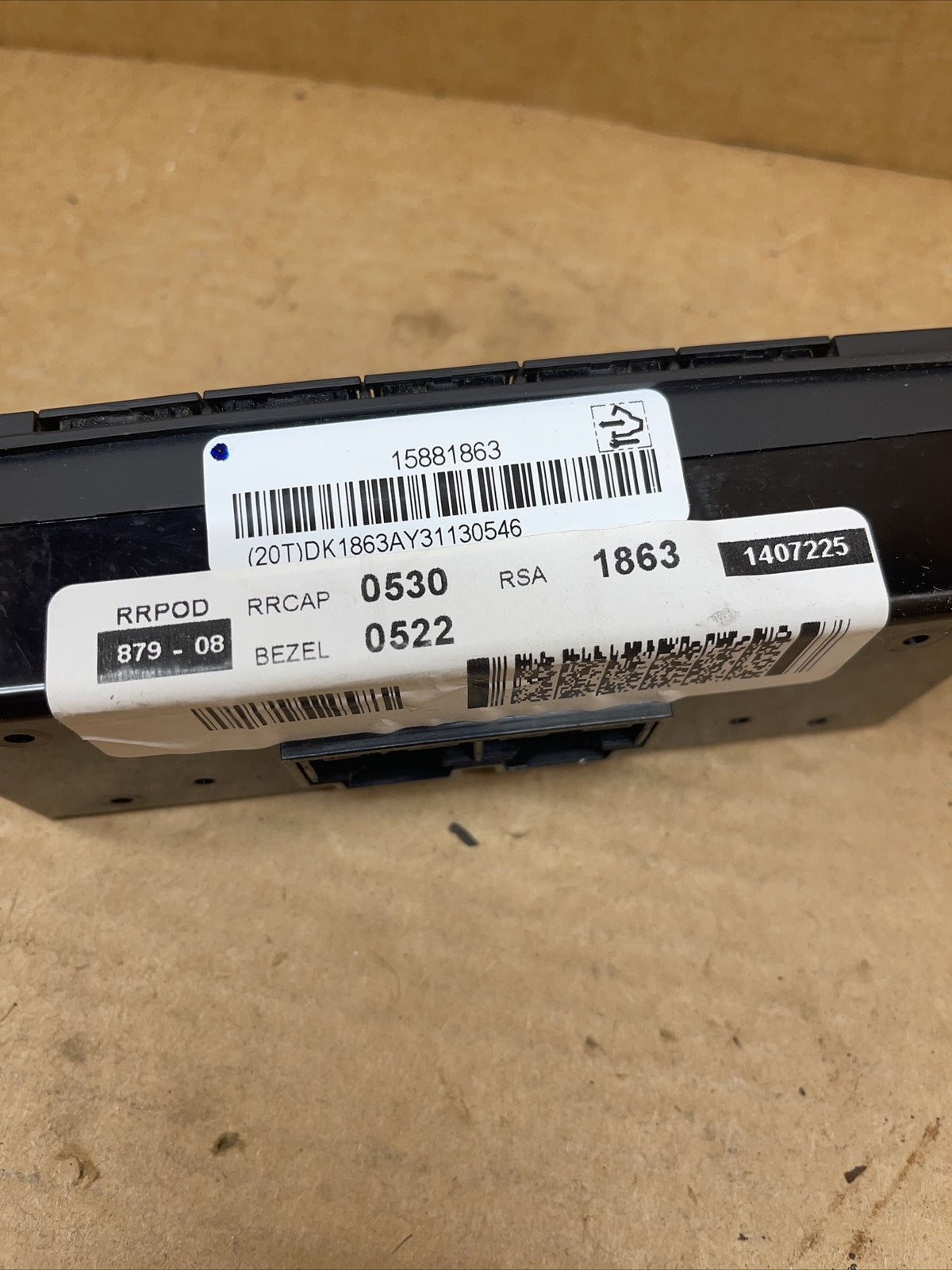 2007 2017 GMC Acadia Rear Temperature Temp Climate Radio Volume Control 158818632