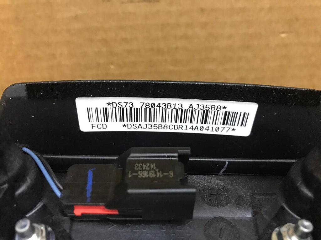 2013 2017 FORD FUSION LEFT DRIVER SIDE STEERING WHEEL AIRBAG AIR BAG BLACK 6