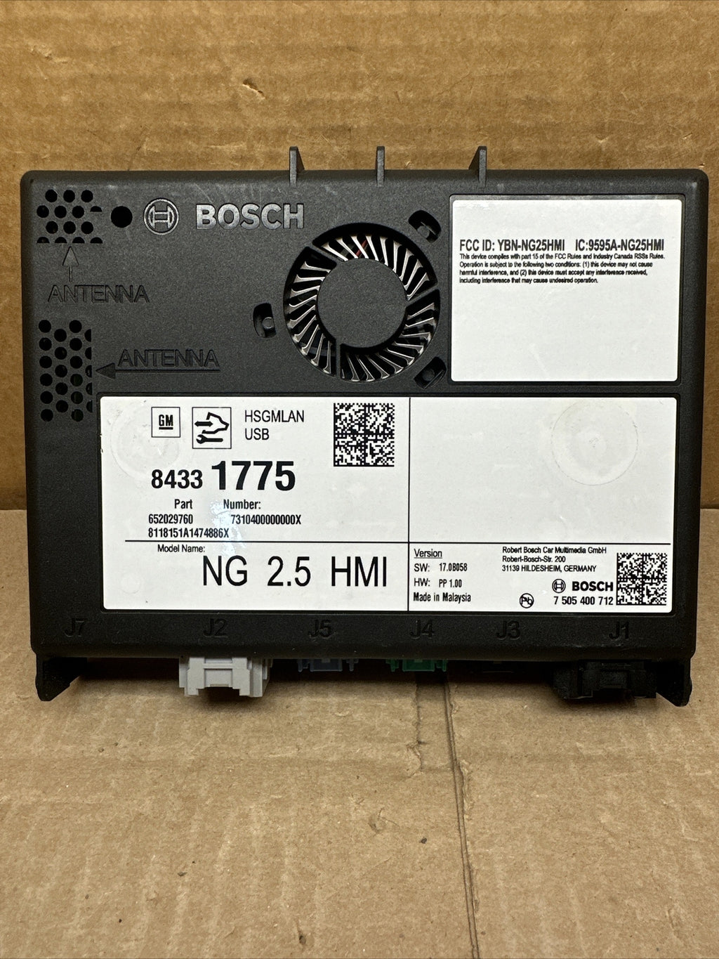 2015 2018 GM OEM 2.5 HMI HUMAN MACHINE INTERFACE CONTROL MODULE 843317750