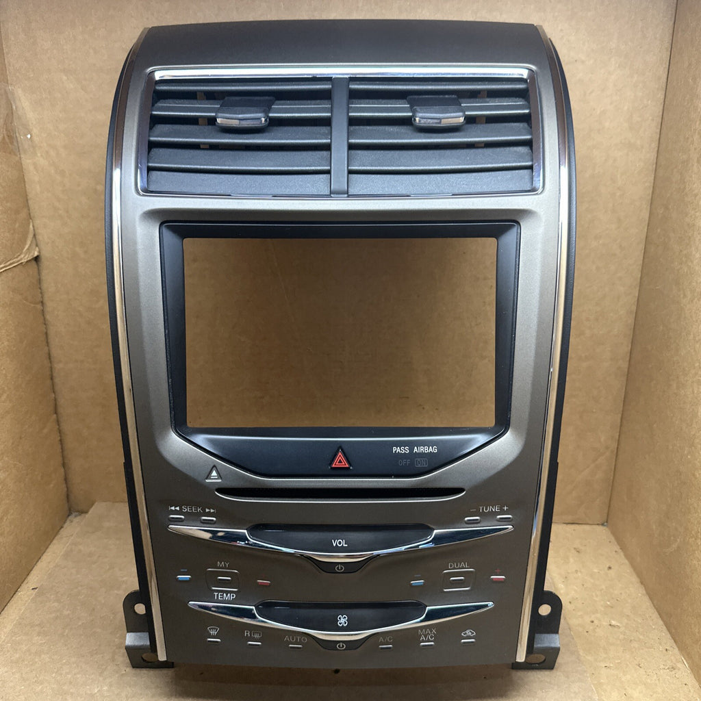 2011 2015 Lincoln MKX Radio Stereo Climate Control w Bezel DA1T 18A802 AD0