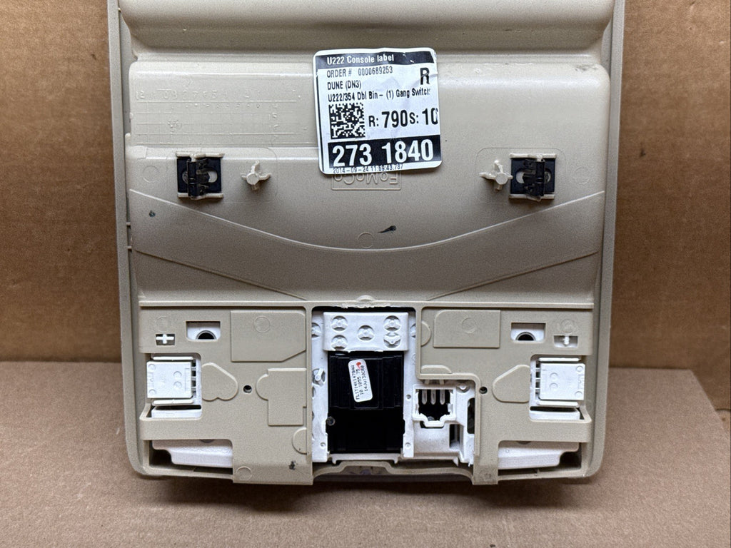 2015 2017 Ford Expedition Overhead Ceiling Roof Console Vent Switch Dune Tan OEM7
