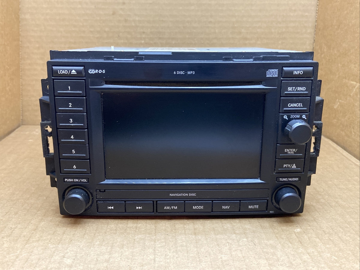 2005 2007 CHRYSLER 300C REC Navigation Radio 6 CD Disc Changer P56038646AJ6