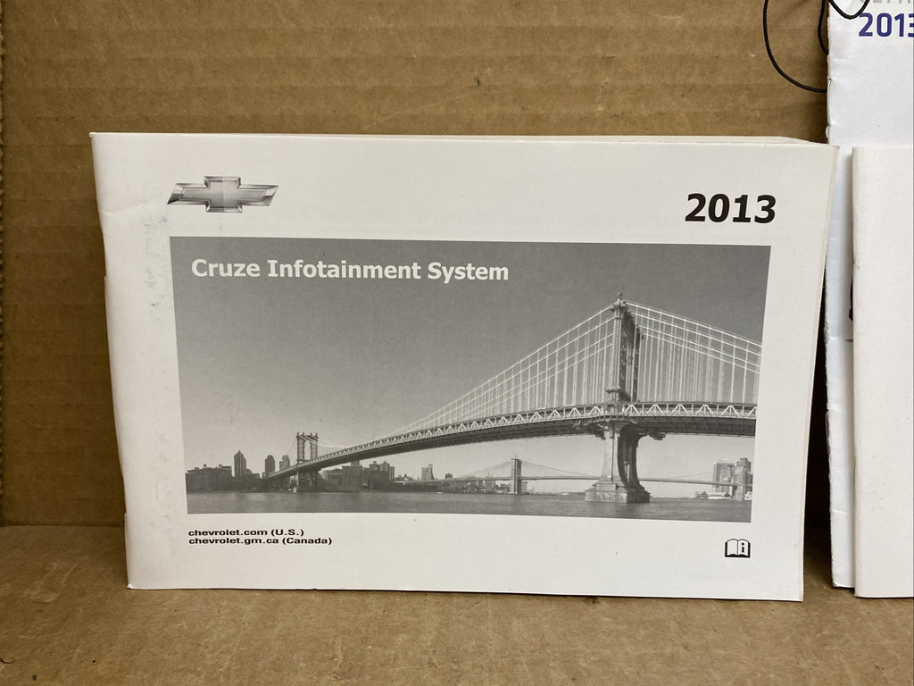 2013 Chevrolet Chevy Cruze Owner's Owners Owner Manual Book Guide Set OEM2
