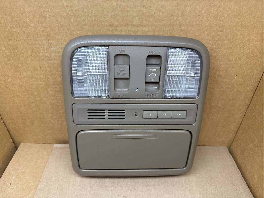 2009 2015 Honda Pilot Over Head Overhead Console Homelink Sunroof Brown YR308L1