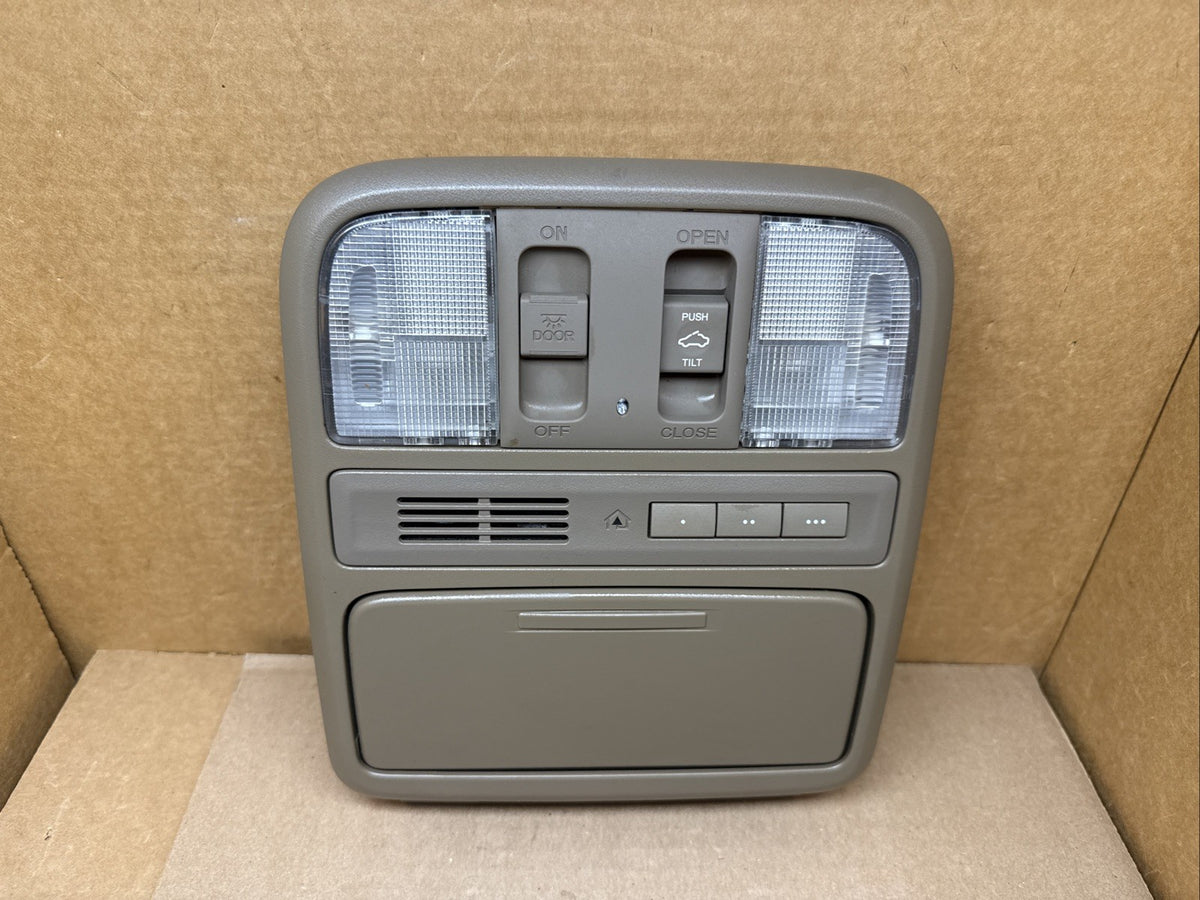 2009 2015 Honda Pilot Over Head Overhead Console Homelink Sunroof Brown YR308L1