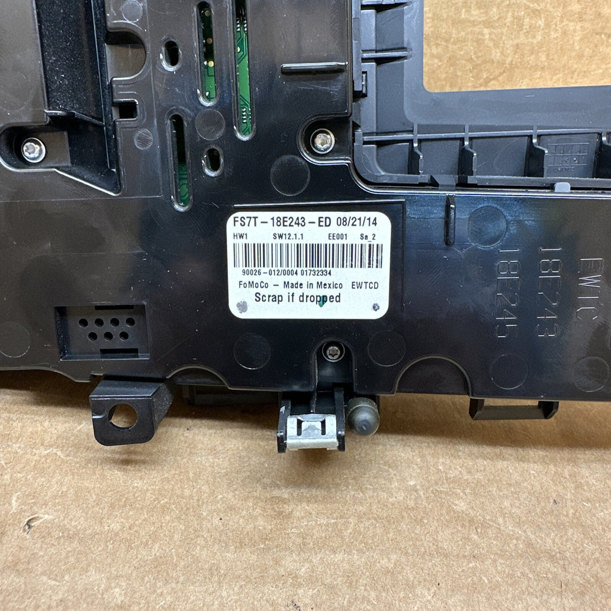 2015 Ford Fusion Temp Temperature Climate Radio Control Bezel FS7T 18E243 ED8