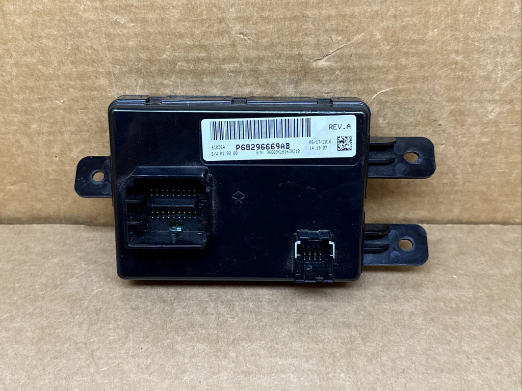 2017 Cherokee Temperature Temp Climate Control Module P68296669AB 68296669AB0