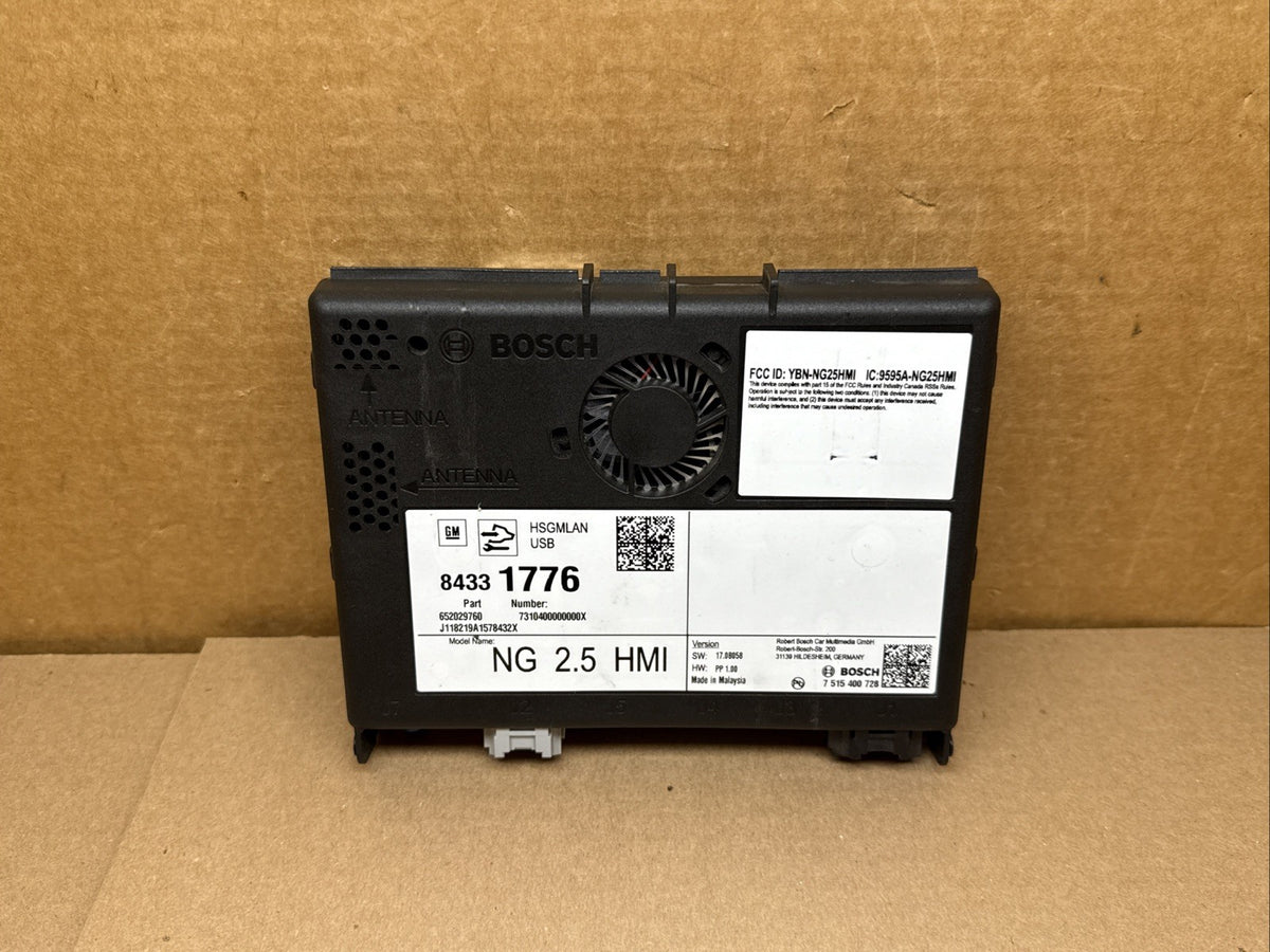 GM HMI Human Machine Interface Control Module 843317761